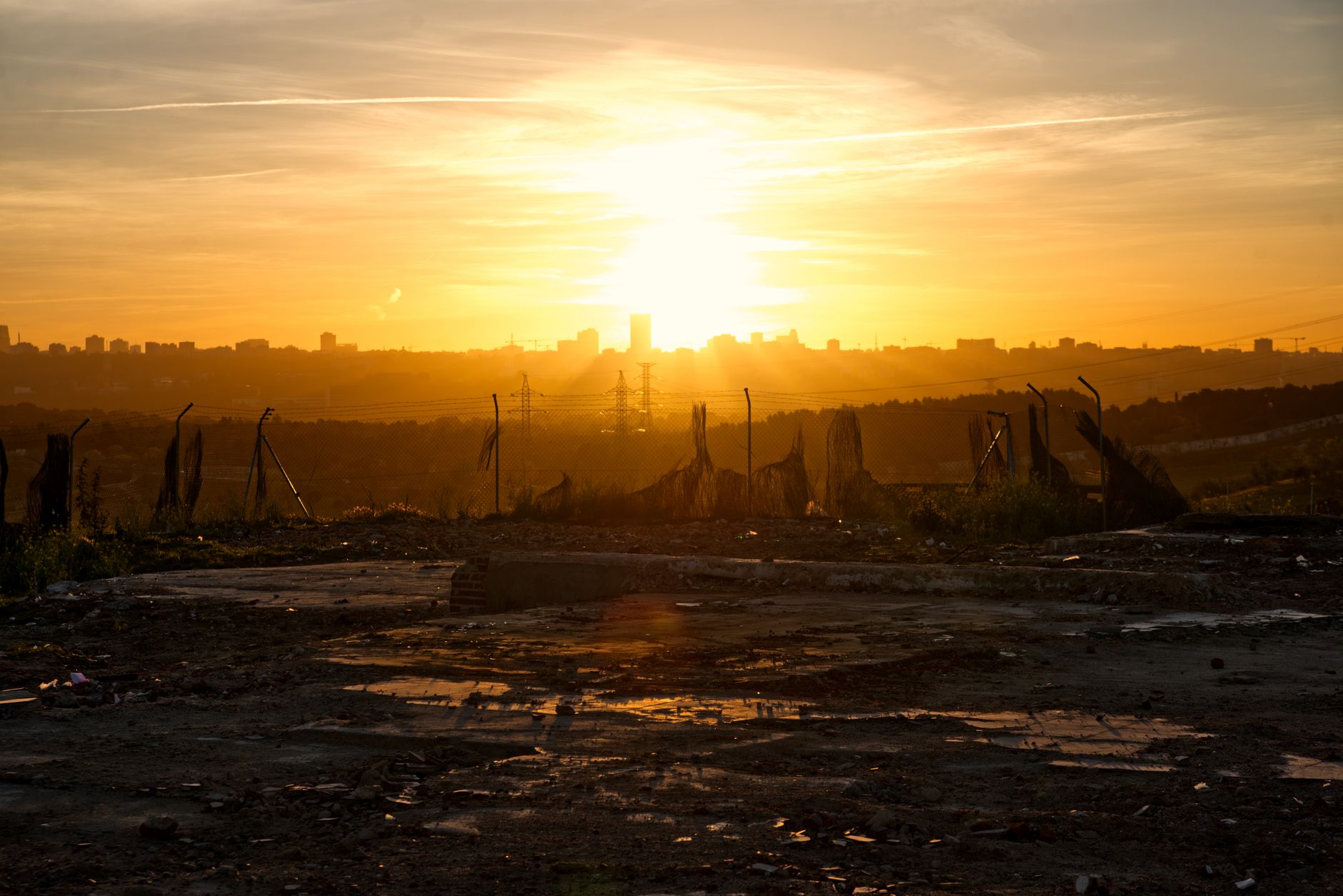 Sunrise over a city skyline — hope for Christian recovery and rehab