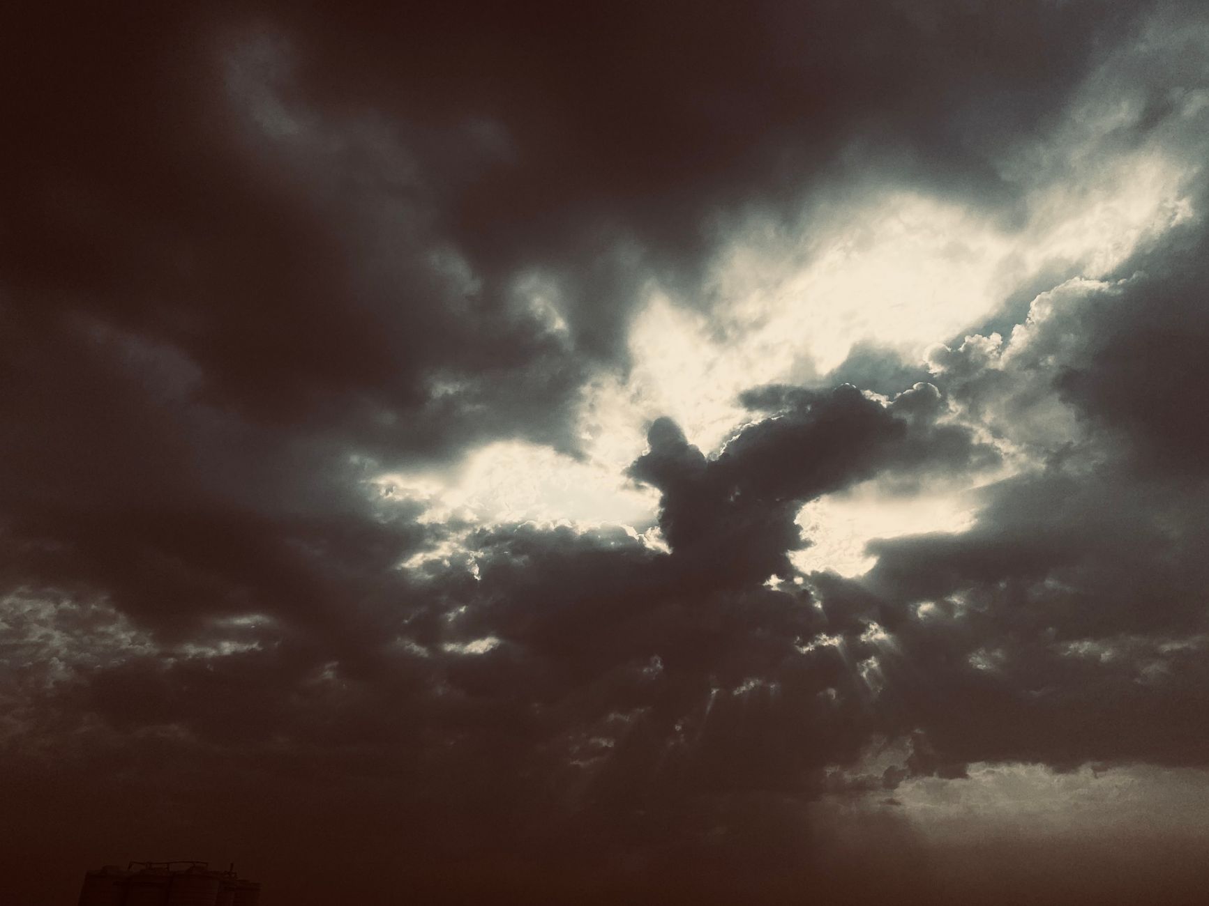 Light breaking through darkness — God's purpose working through what you couldn't see